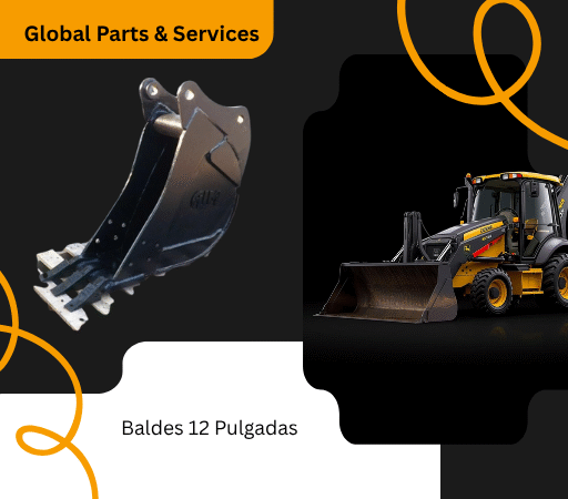 Balde de 12” para retroexcavadora John Deere