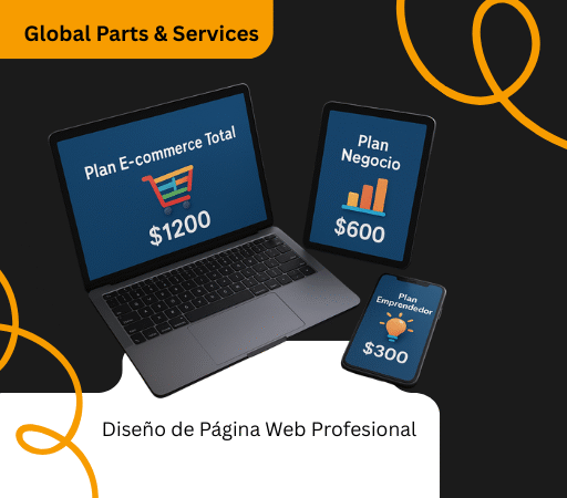 Diseño de Página Web Profesional (Plan Negocio)