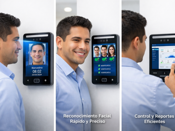 Reloj de asistencia biométrico con reconocimiento